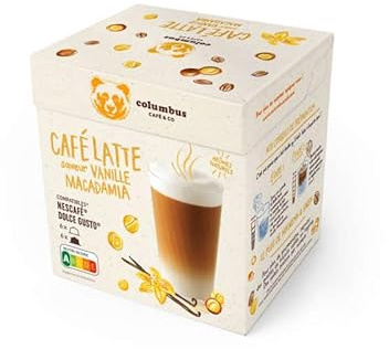 Columbus Café Latte Vanille Macadamia, 12 Stück