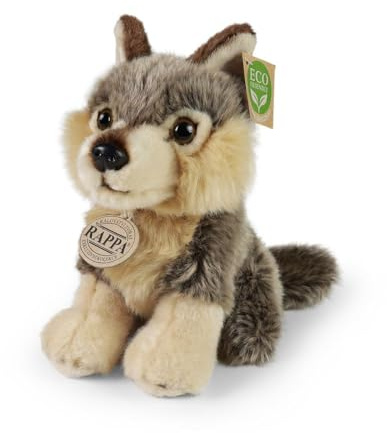 Rappa Plüschwolf Kuscheltier 18 cm umweltfreundliches Spielzeug