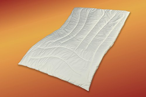 Betten Hofmann Merino-Zirbenholz Extra-Leicht-Steppbett Bettdecke Sommer Zirbenduft (135x200cm)