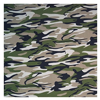 Stoff aus Polybaumwoll-Popeline, 1 m, Grün / Schwarz, Camouflage, japanisches Qkt 4000, Poly-Baumwolle, Camouflage