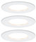 Paulmann 93460 Einbauleuchte LED Coin Nova rund 6,5W Weiß 3er-Set starr IP44 spritzwassergeschützt