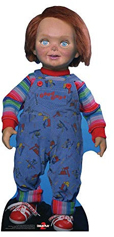 Chucky Star Cutouts SC1326 Good Guys Puppe Pappaufsteller Kinderspiel Film, Einfarbig, Regular