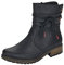 Rieker Herbst/Winter, Stivaletti Donna, Nero (Black/Mogano/01 01), 39 EU