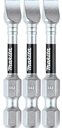 Makita E-00882 Impact XPS #8 Schlitz-Bit, 5,1 cm, 3 Stück