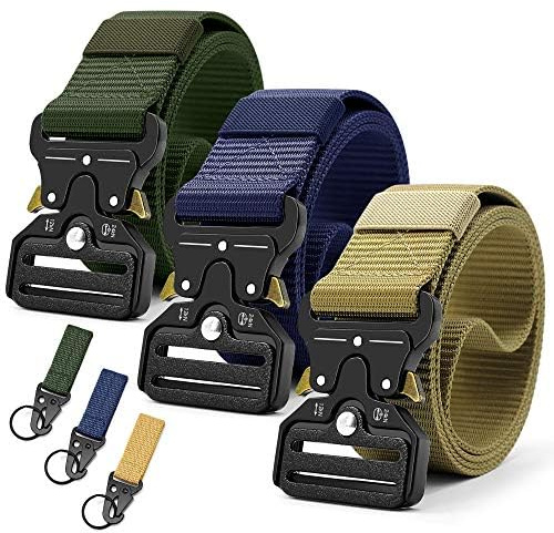 DOOPAI Taktischer Gürtel Herren Nylon Schnellverschluss Militär Gürtel | Einstellbare Taktischer Gürtel für Outdoor Arbeit