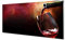 Tulup Glasbild - 140x70cm Wandbild Wein Trinken Dekorative Wohnzimmer Schlafzimmer Bild - Rotwein