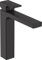 hansgrohe Vernis Shape Mitigeur de lavabo 190 avec tirette et vidage synthétique, noir mat, 71562670