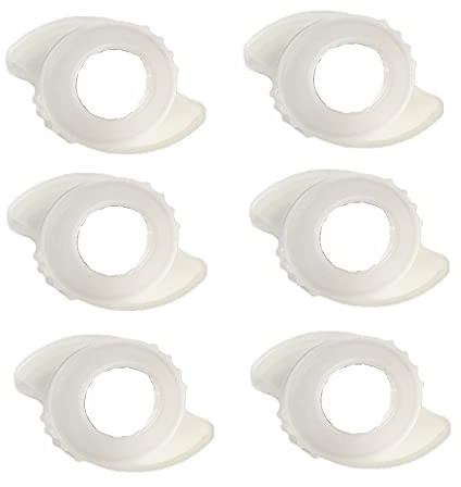 6Pcs(3 W x 2 D) Silicone Door Knob Grips - Anti-Static Door Knob Cover - Great Grips with Glow Inserts Sleep Aids-Silicone Doorknob Bumper Grips, Elderly Door Knob Open Doors Easily