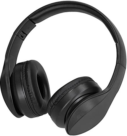 Annadue Kabelloses Bluetooth 5.0 Headset, Faltbares Headset, mit 3,5mm Audiokabelmikrofon, Kompatibel mit BT4.2, BR/EDR, Einfach zu Bedienen. Schwarz, OY712