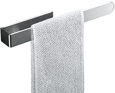 Handtuchhalter ohne Bohren,Handtuchstange Selbstklebend 304 Edelstahl Gebürstet 33CM,Hantuchhalterung Bad Wand,Towel Holder no Drill,Habdtuchhalterung Silber für Badezimmer Küche