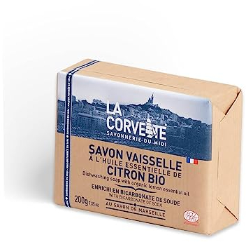 La Corvette - Spülseife mit ätherischem Bio-Zitronenöl – 200 g