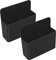 MoKo Magnetisch Markerhalterung, 2 Pack Magnet Ablage Whiteboard Stifthalter Schulbedarf für Schulleben Kühlschrank Whiteboard Schließfach und andere magnetische Oberflächen, Schwarz
