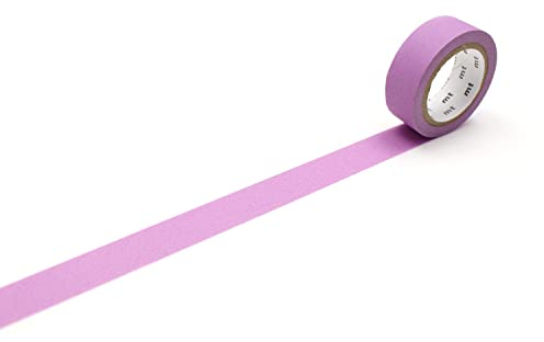 MT Washi Masking Tape - Matt Purple - 1 Rolle