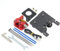 Zeberoxyz Upgrade Direct Drive Support Aluminiumplatte mit 4pcs POM Riemenscheiben mit Dual Gear Extruder Kit Easy Print Filament Nur für Ender 6 3D Drucker (Doppelzahnrad-Extruder-Kit)
