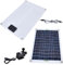 Solar-Wasserpumpen-Kit mit Wasserpumpe und Kabel 50-W-Panel 800 L/h 12 V Geräuscharme DC-Solar-Teichpumpe aus Silikon-Kunststoff für den Garten