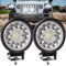 Biqiure Phare de Travail LED 99W 4.5 - Projecteur Voiture 12V 24V Long Portée pour Tracteur, Camion, SUV, Bateau - 2 Pièces