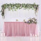 HBBMAGIC Dusty Rose Tüll Tischrock Tütü Tischröcke 275 * 76CM, Candy Tisch Tischdecke Tüll für Geburtstag Mädchen Dekoration, Baby Party,Candy Party,Candy Bar,Hochzeit, Ohne Led
