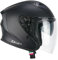 CGM Casco open face, 127A DEEP MONO Nero opaco, M (57-58cm)