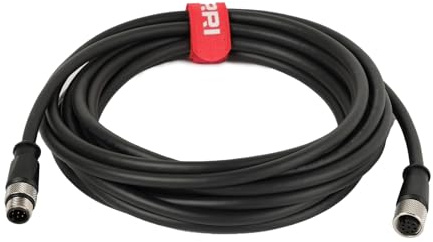 DRRI M12 Sensorkabel, Luftfahrt-Verlängerungskabel, 8-poliger A-Code-Stecker auf 8-polige Buchse, für Humminbird-Echolote und Minn Kota i-Pilot Link