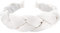 axy Haarreif mit Geflochtener Stoff in Candy Colours - Wunderschön Damen Stirnband Haarschmuck Haarreifen HRZ2 (Weiss)