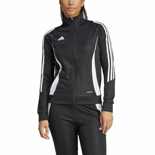 adidas Tiro 24 Damen-Trainingsjacke, Oberbekleidung, Schwarz/Weiß, S