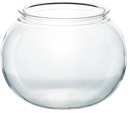 Bafnsiji Plastic Round Fish Bowl, Clear Gold Fish Bowl, Transparent Aquarium Tank Bowl, Round Bubble Bowl Vase Container, DIY Micro Landscape Container, Fish Bowl Vases for Wedding