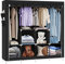 HUOLE Relove - Armario de Almacenamiento Plegable de Tela no Tejida para Dormitorio, Armario, Armario, Armario, estanterías, Ropa (167 x 45 x 170 cm)