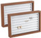 nbeads 2 Stk. 7-Slot Hölzerne Ring-Halter Display, Gainsboro Hölzerne Stapelbar Schmuck Tablett Ohrring Display Holz Ring Display Stand Schmuck Lagerung Tablett für Store Display Schmuck Zeigen