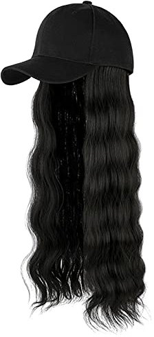 Berretto Con Visiera Per Capelli Regolabile, Cappello Baseball Per Parrucca Lunga, Acconciatura Ricci, Albero Attaccato, Da Uomo Estate, A, Taglia Unica