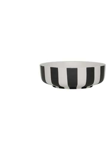 OYOY Toppu Bowl - Small, White/Black, Ø13 x H4,5 cm