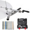 RX-009 Knife Sharpener - Ruixin Pro rx-009 Messerschärfer-set with 4 Grinding Stones 3 Diamond Grinding Stone, Messerschärfer Profi System with 360° Flip Rotation Fixed Angle