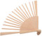 NUOBESTY Wooden Fan Bones FoldableFan Frame for DIY Fan Making Kit