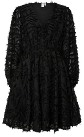 YAS Damen Yasparia Ls Dress Noos Yasparia Ls Dress Noos (1er Pack)