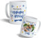 DEREGALOOS Taza de cerámica Personalizada para Padres. Taza Personalizada Regalo día del Padre. Regalo Original Personalizado para hombre. Tazas divertidas con frase. (Mañana)