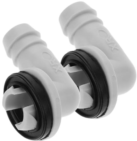 OUNONA 2pcs Air Conditioner Drain Hose Connector Plastic Ac Drain Adapter Compatible with Window Units Condensation Drainage for Air Conditioning Systems