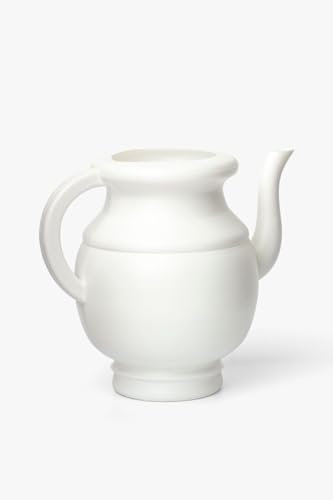 Round Watering Jug for Toilets White