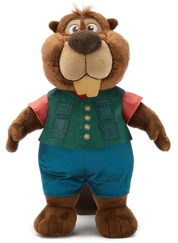 Disney Store Official Zootropolis Nibbles Maplestick Plush – 32cm Soft Toy Inspired by Zootropolis 2 – Beaver Character with Adventure Vest & Embroidered Features – Collectible Disney Plush