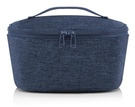 reisenthel coolerbag S Pocket Twist Navy – Kühltasche mit Obermaterial aus recycelten PET-Flaschen – Ideal für das Mittagessen unterwegs