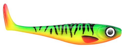 Spro Gummifisch Gummiköder Zander Hecht Angeln - Iris The Boss 12cm Firetiger