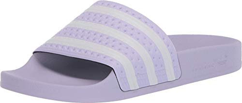 adidas Scivolo Adilette Slides da donna, Tinta Viola Ftwr Bianco Viola, 37 1/3 EU