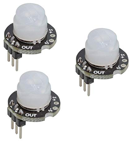 Hailege 3pcs MINI SR602 Bewegungssensor-Detektor-Modul Pyroelektrischer Infrarot-Sensorschalter mit hoher Empfindlichkeit für Arduino PI