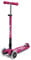 Micro Mobility Maxi micro Deluxe Foldable mit LED Rollen, Höhenverstellbar, ab 5-10 Jahren in der Farbe Berry Red, MMD095