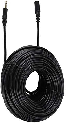 Socobeta Cavo audio stereo HiFi Cavo jack da 3,5 mm Cavo di prolunga audio da maschio a femmina con audio stereo HiFi per cuffie per smartphone nero(30m)