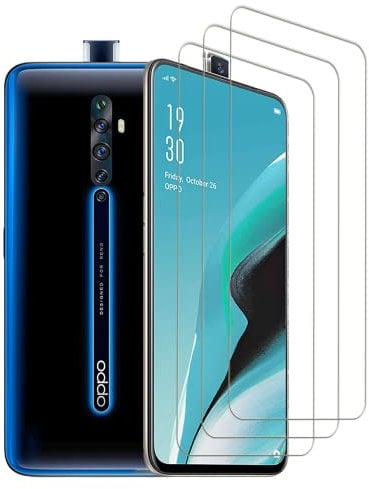 Vuciya [Pack of 3 Kompatibel mit Oppo Reno 2Z / Oppo Reno2 F/Oppo Reno 2 Panzerglas，9H Härte，Temperglasfolie,Anti-Kratzen, Anti-Bläschen,HD Screen Protector，for Oppo Reno 2Z