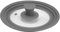 Cubiertas universales de silicona para tapa de vidrio para ollas, sartenes, utensilios de cocina, tapas de repuesto (gris, 34 cm)