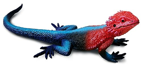 Safari Mwanza Flathead Agama Rock Lizard Figur | 9,5„ Realistische 9,5“ Figur | Ungiftiges & BPA-freies Spielzeug für Kinder | Für Kinder ab 3 Jahren geeignet Ltd