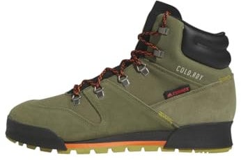 adidas Herren Terrex Snowpitch Cold.RDY Hiking Shoes Wanderschuhe, Focus Olive/Core Black/Pulse Olive, 45 1/3 EU