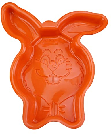 WOONEKY 1 Pc Moule à Gâteau Lapin Moule à gâteau en Forme de Lapin moules Lapin de pâques poêle à Frire rôtissoire Moule à pâtisserie Moule de Cuisson de Dessin animé ustensiles de Cuisson