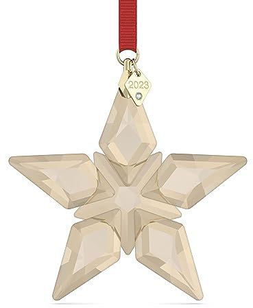 Swarovski Festliches Ornament 2023, Luxus, Gold, Kristall, Limitierte Edition, Weihnachten