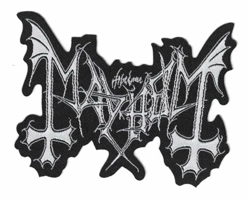 Mayhem - Logo (weiß) Aufnäher - Patch